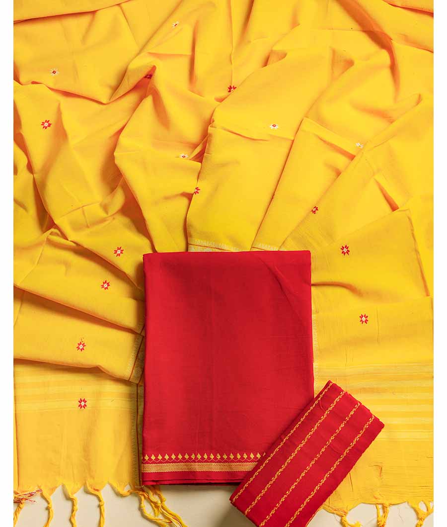 PURE COTTON HANDLOOM SUIT SET