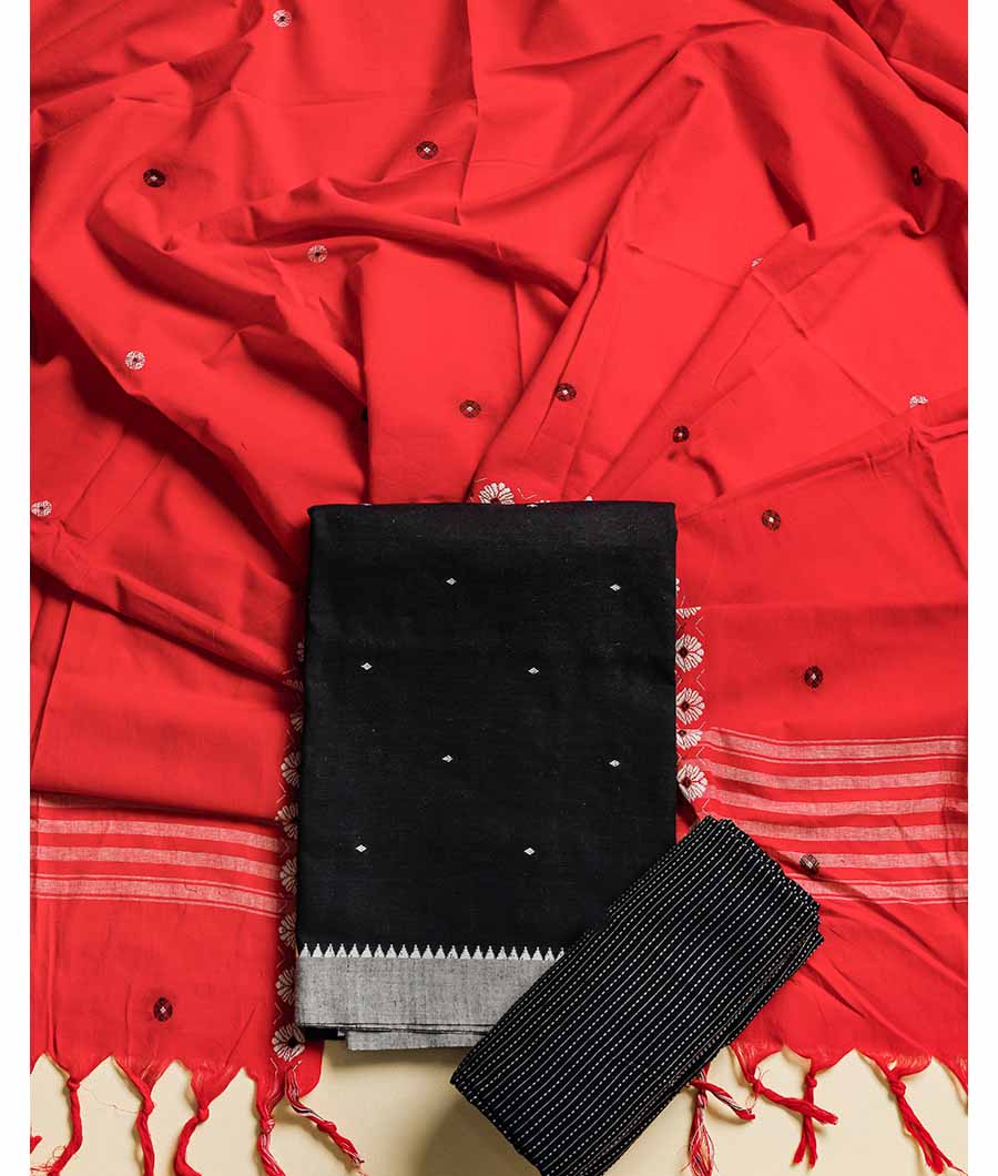 PURE COTTON HANDLOOM SUIT SET