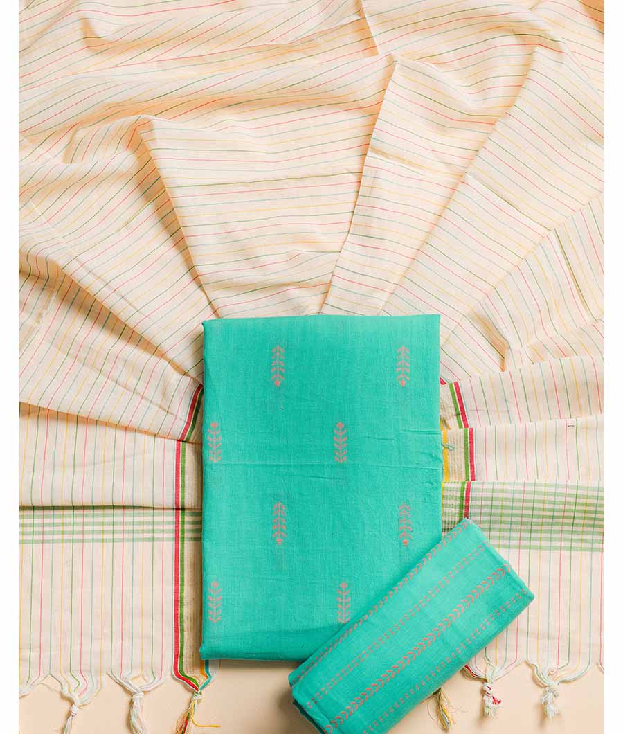 PURE COTTON HANDLOOM SUIT SET