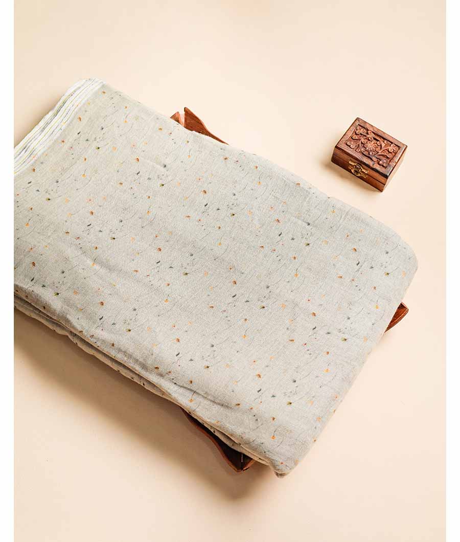 PURE COTTON JUTE DIGITAL PRINTED FABRIC