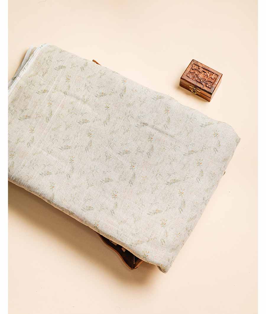 PURE COTTON JUTE DIGITAL PRINTED FABRIC