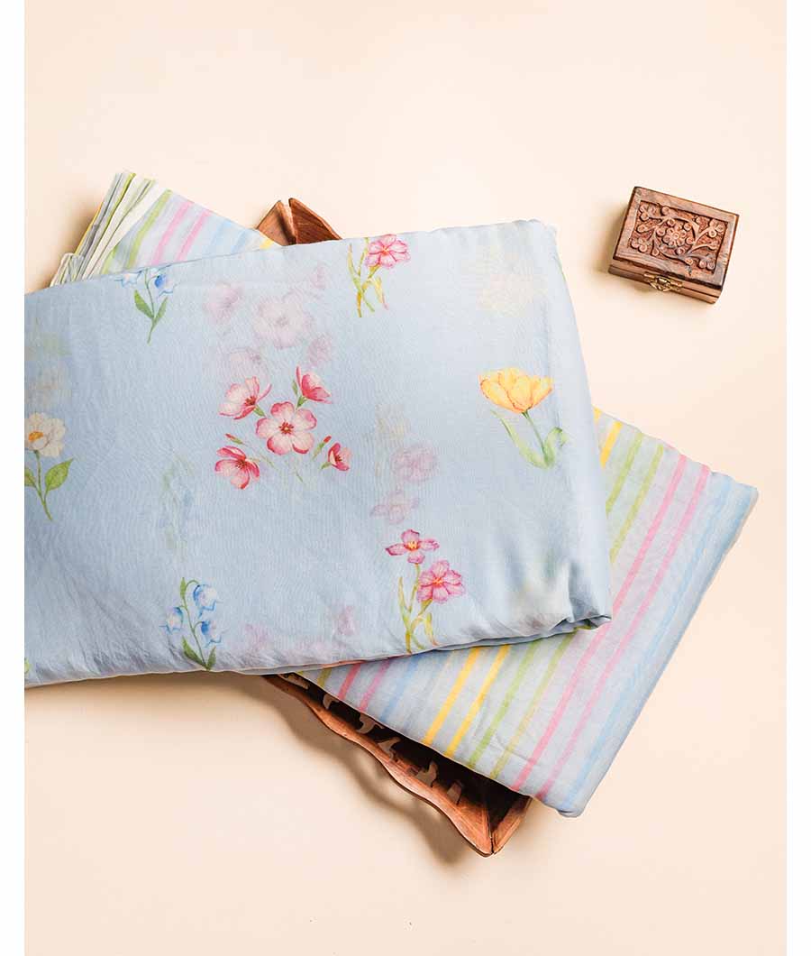 PURE BANARAS MUL CHANDERI FABRIC