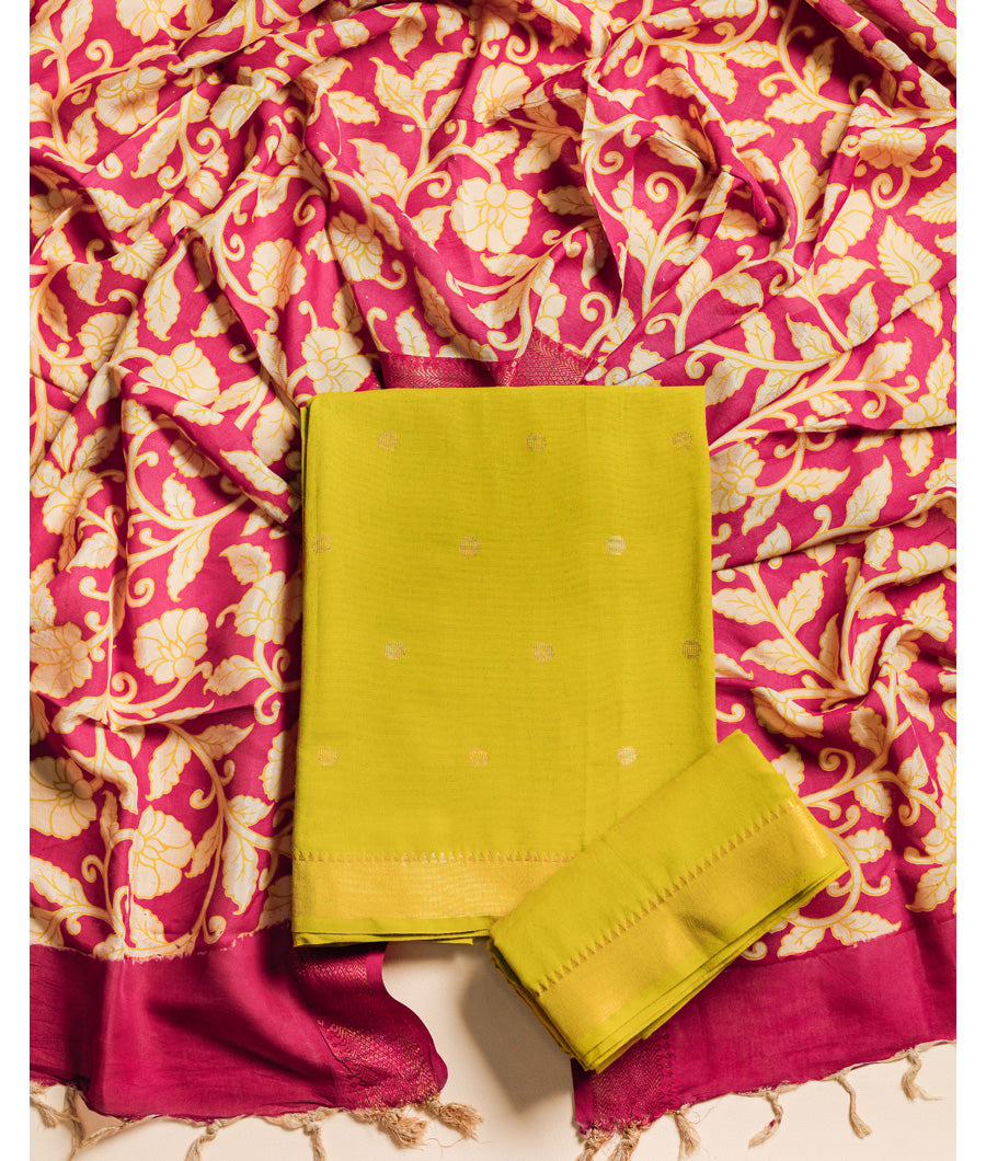 COTTON MANGALGIRI SUIT SET