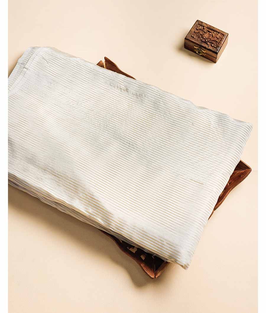 TISSUE SILK JACQUARD FABRIC