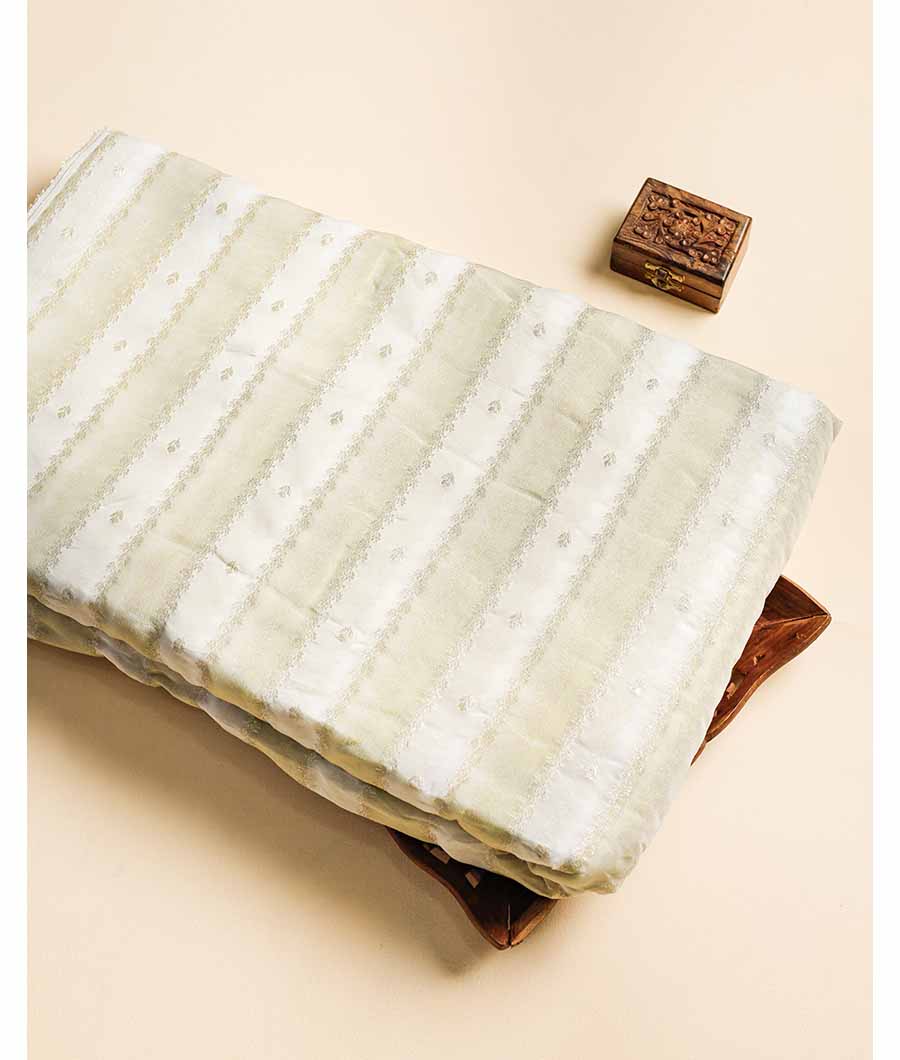 TISSUE SILK JACQUARD FABRIC