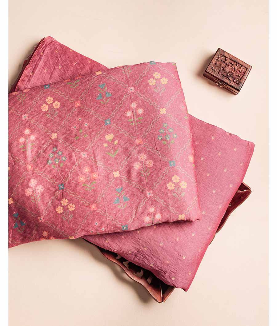 MOGRA CHANDERI SILK FABRIC