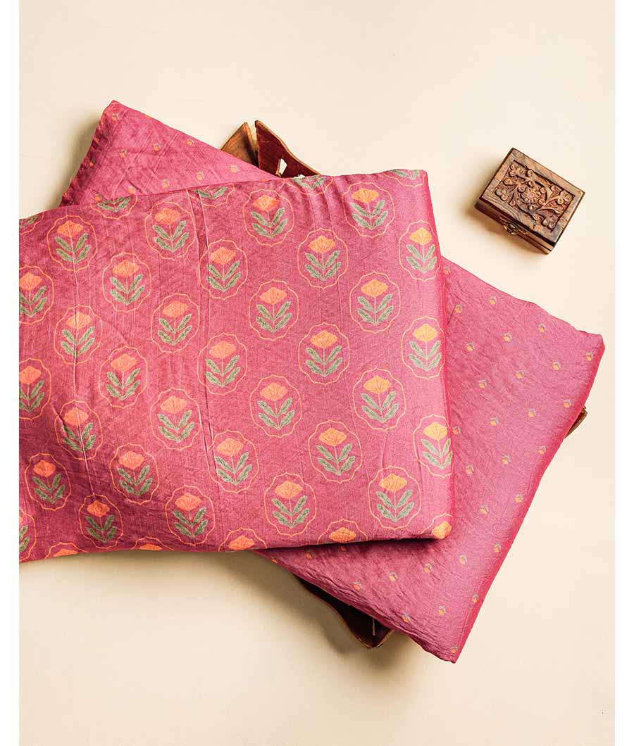 MOGRA CHANDERI SILK FABRIC
