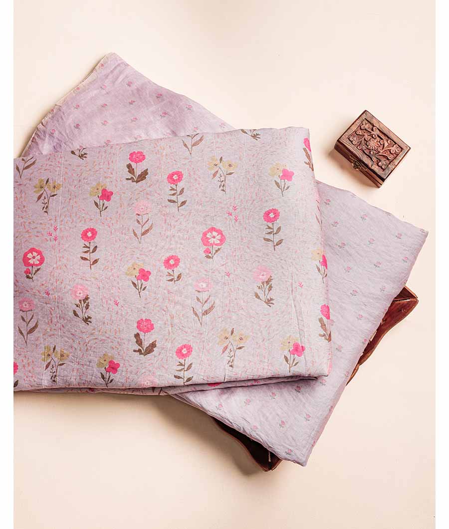 MOGRA CHANDERI SILK FABRIC