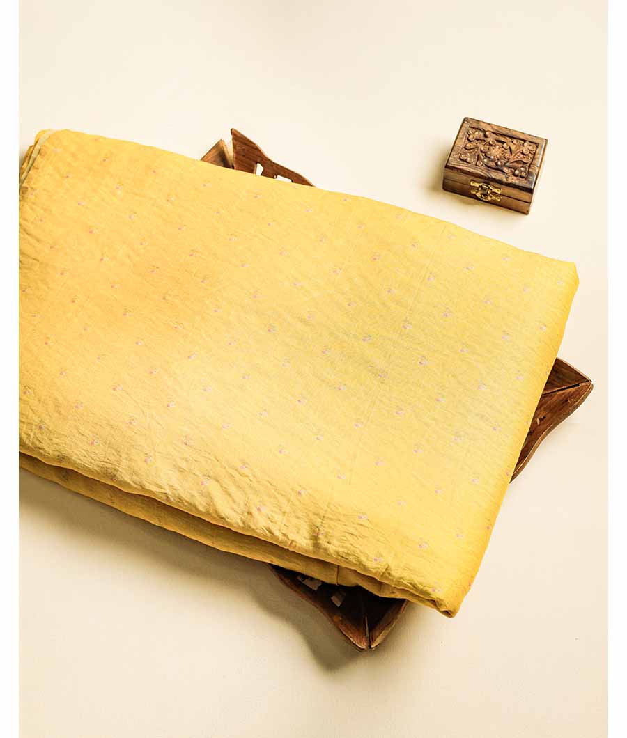 MOGRA CHANDERI SIK FABRIC