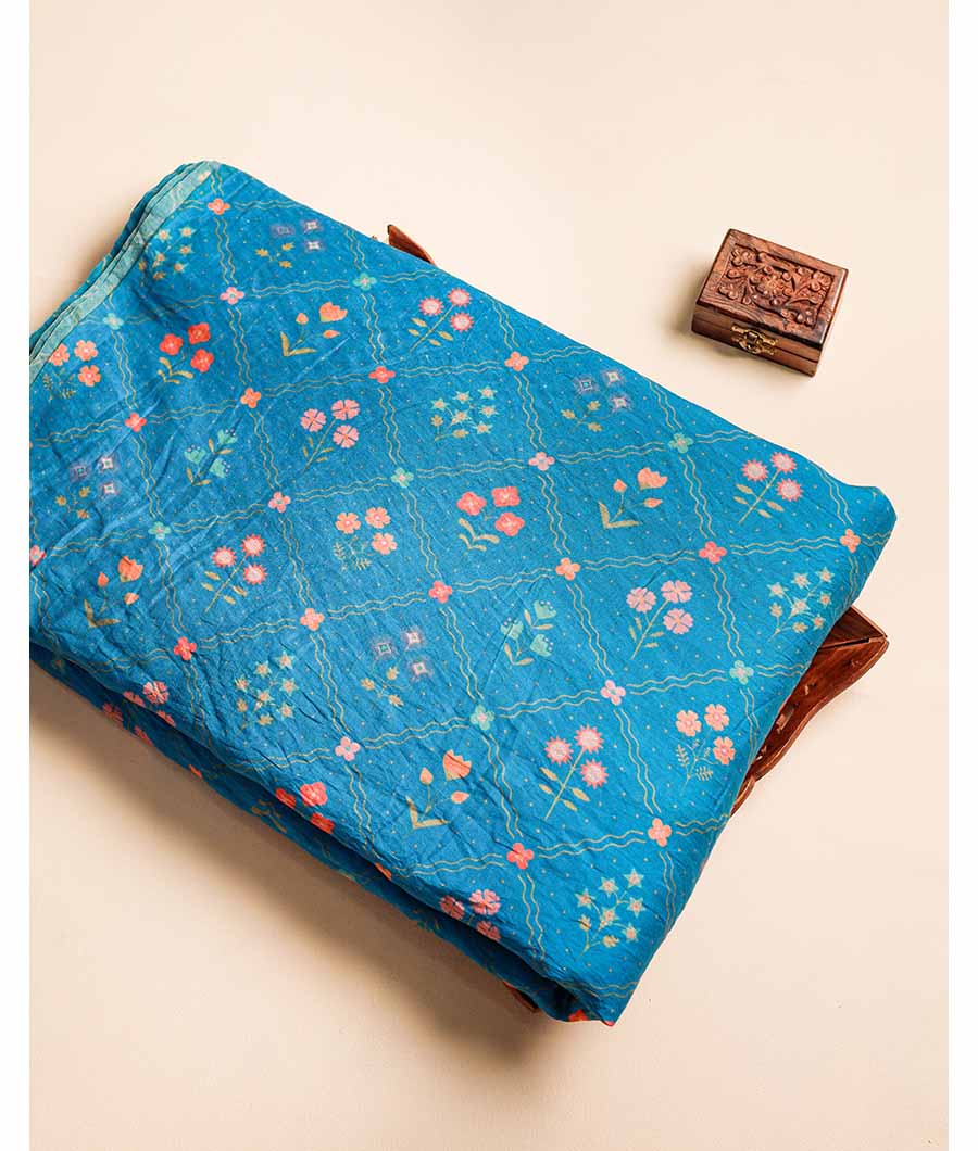 MOGRA CHANDERI SIK FABRIC