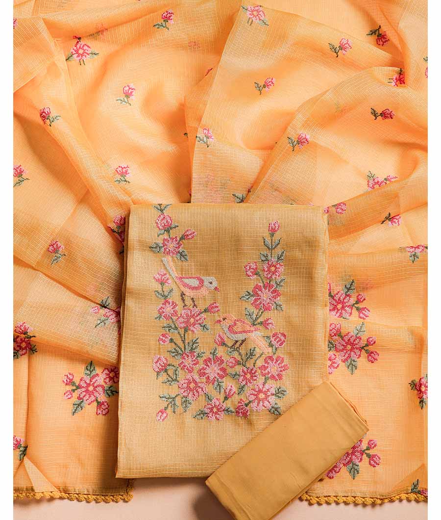 KOTA SILK EMBROIDERED SUIT SET