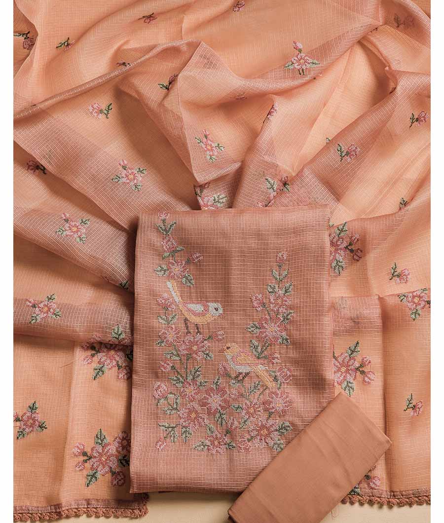 KOTA SILK EMBROIDERED SUIT SET