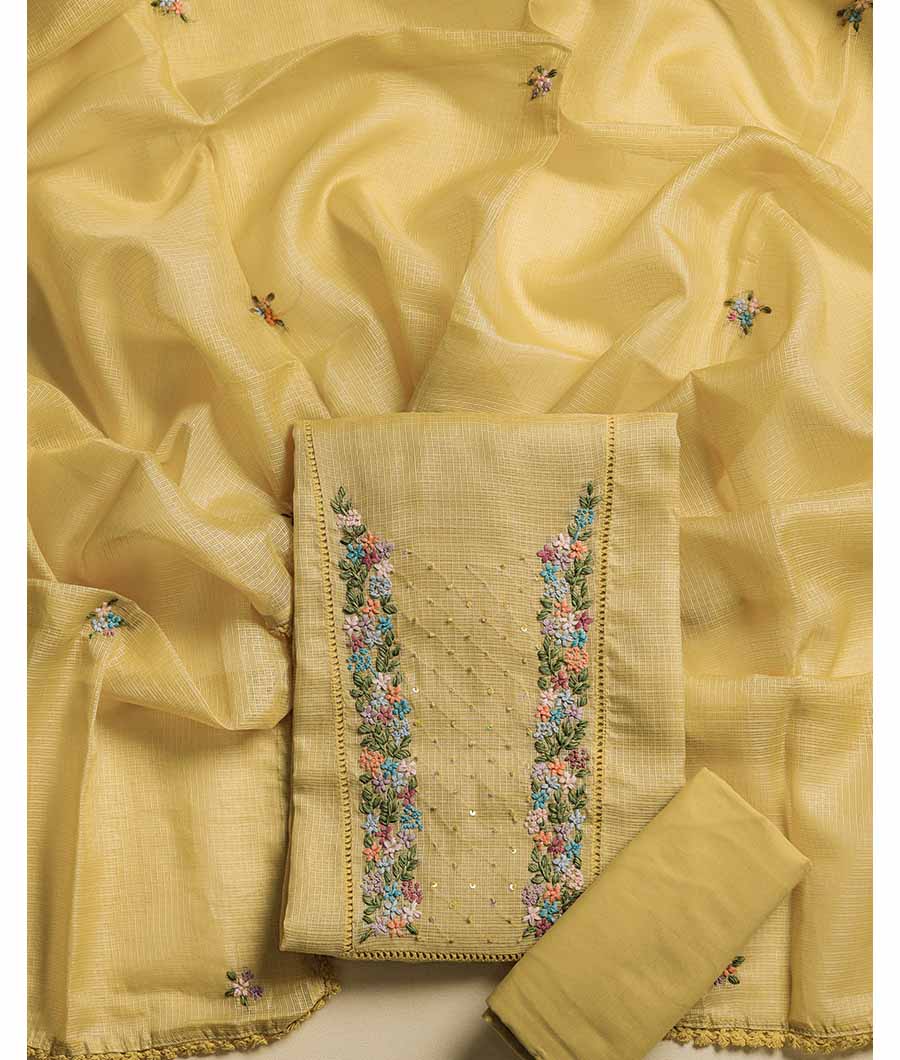 KOTA SILK EMBROIDERED SUIT SET
