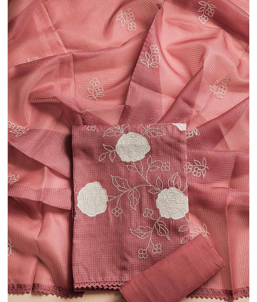 KOTA SILK EMBROIDERED SUIT SET