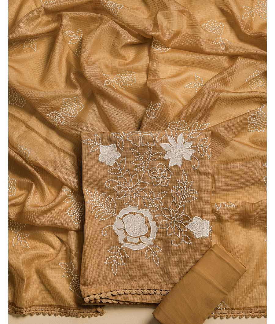 KOTA SILK EMBROIDERED SUIT SET