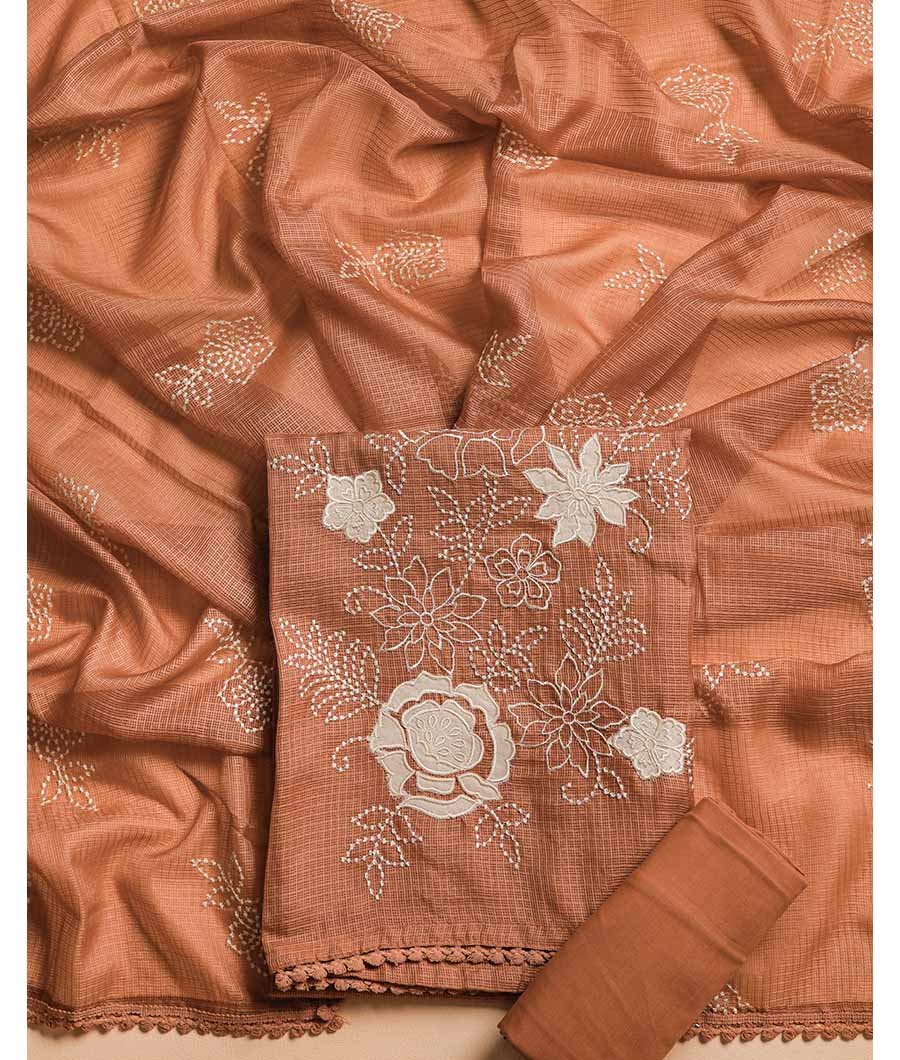KOTA SILK EMBROIDERED SUIT SET