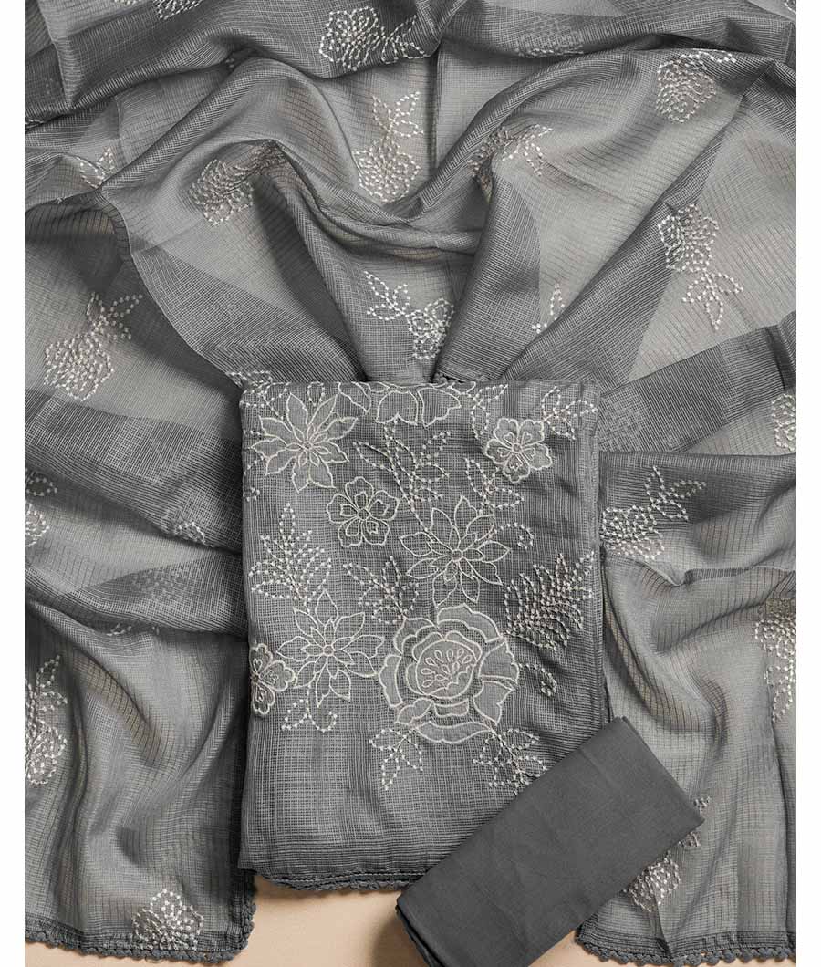 KOTA SILK EMBROIDERED SUIT SET