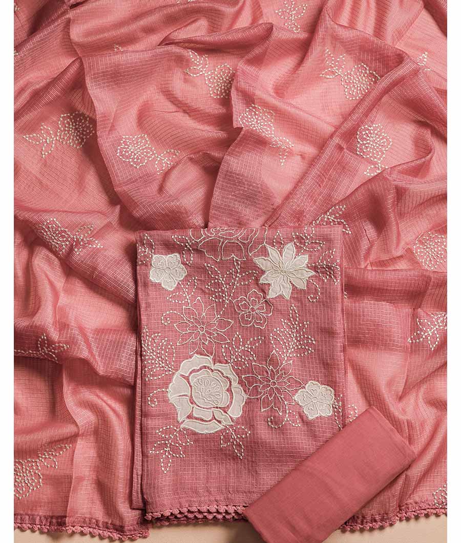 KOTA SILK EMBROIDERED SUIT SET