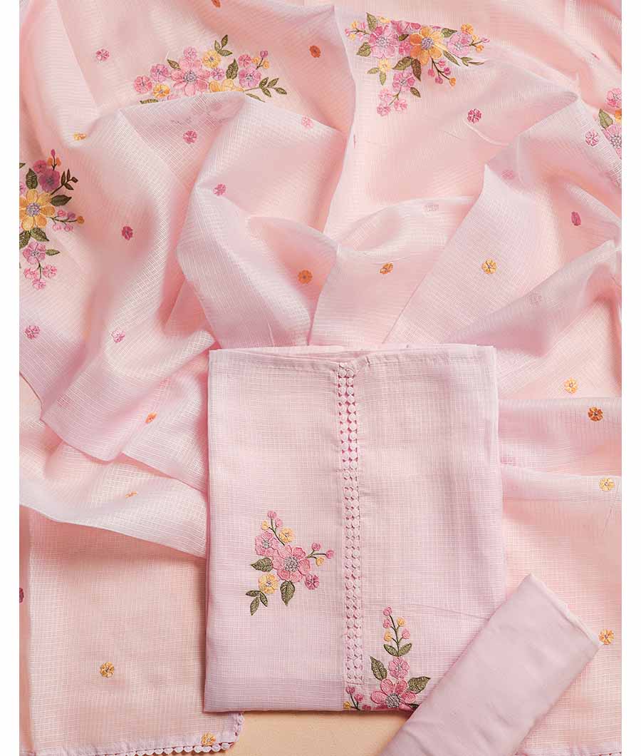 KOTA SILK EMBROIDERED SUIT SET