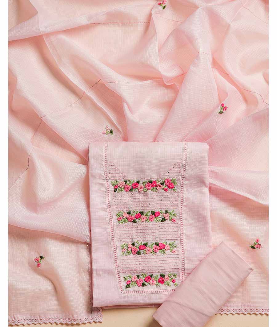 KOTA SILK EMBROIDERED SUIT SET