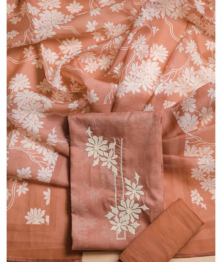 KOTA SILK EMBROIDERED SUIT SET