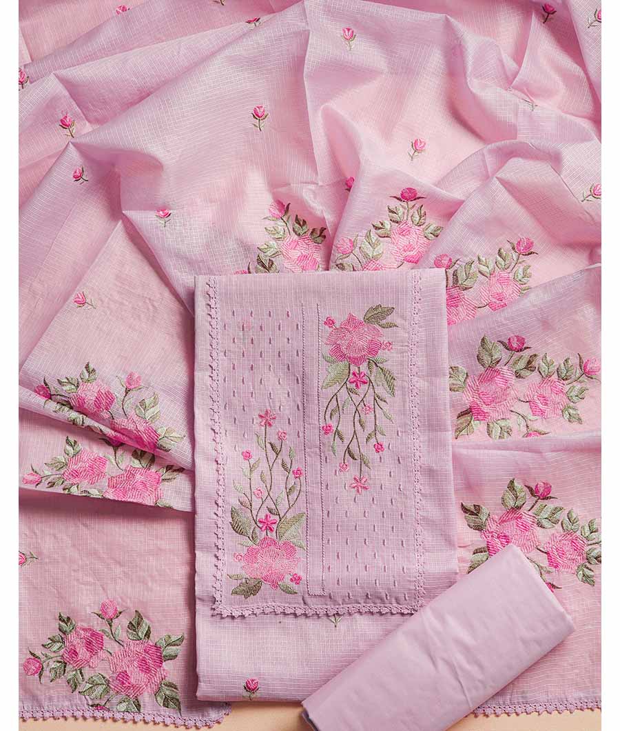 KOTA SILK EMBROIDERED SUIT SET