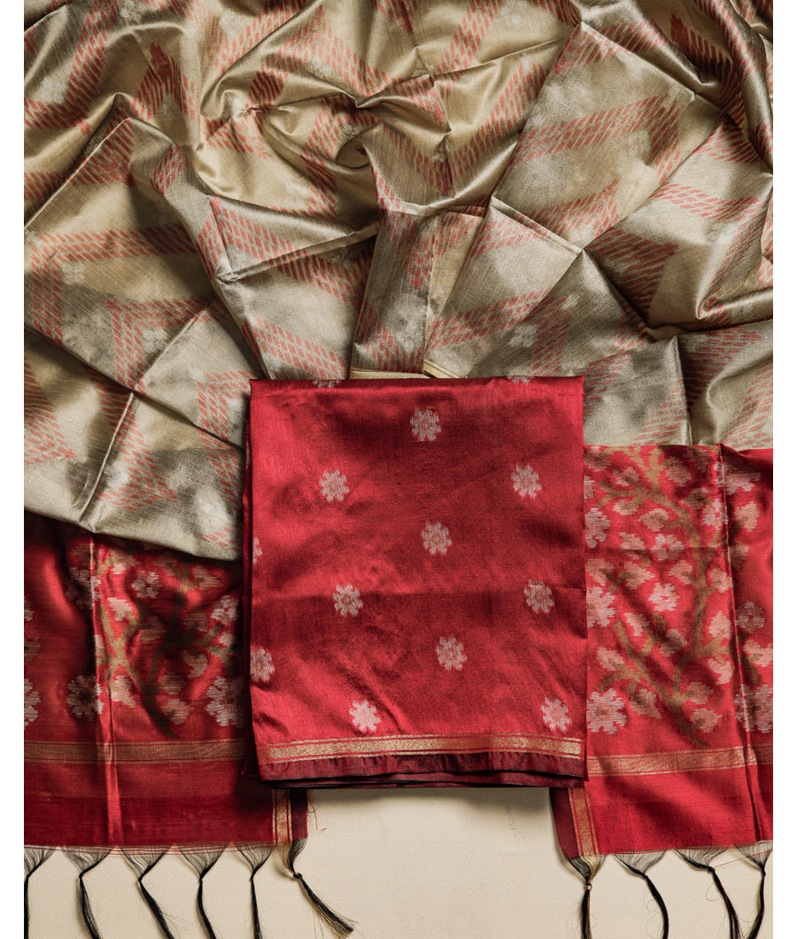 KANCHI SEMI SILK SUIT SET
