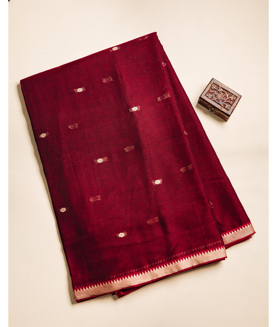 PURE MERCERIZED DHARWAD COTTON BORDER FABRIC