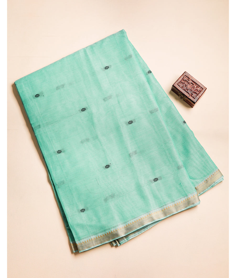 PURE MERCERIZED DHARWAD COTTON BORDER FABRIC