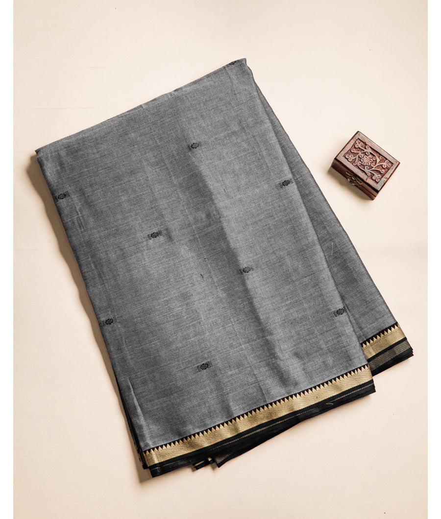 PURE MERCERIZED DHARWAD COTTON BORDER FABRIC