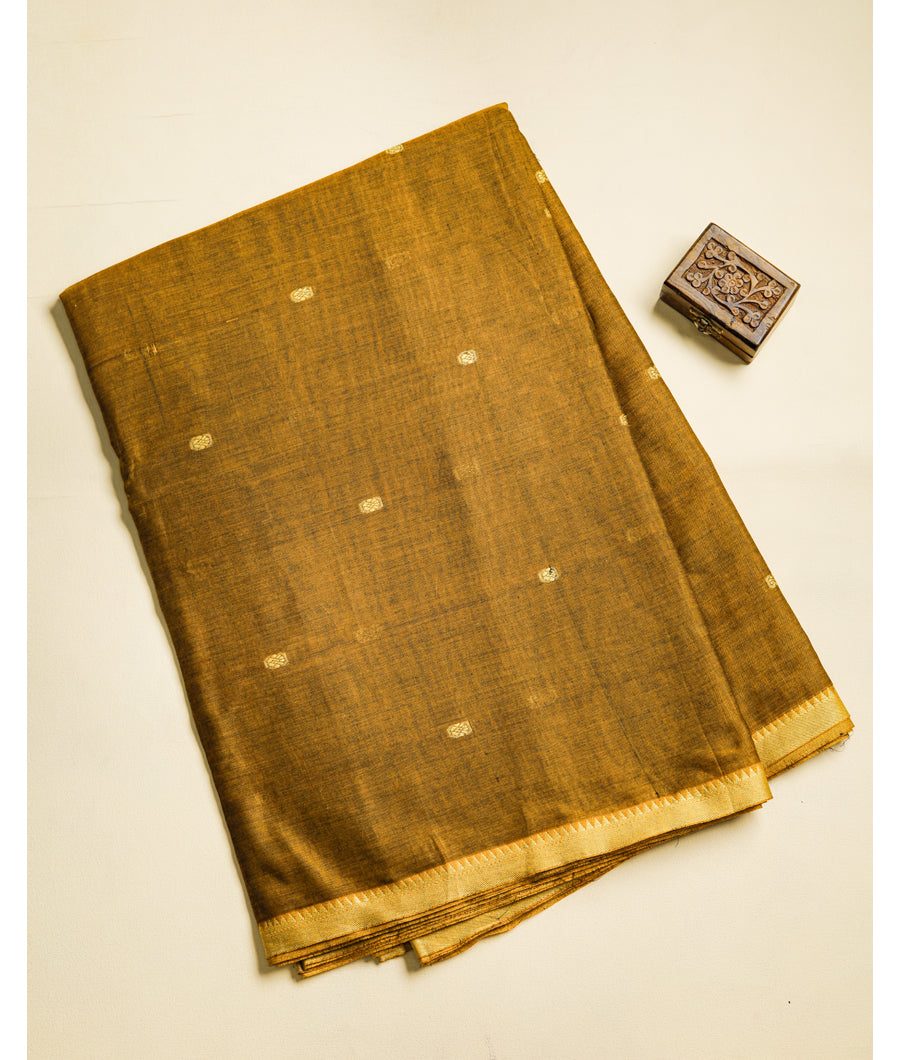 PURE MERCERIZED DHARWAD COTTON BORDER FABRIC