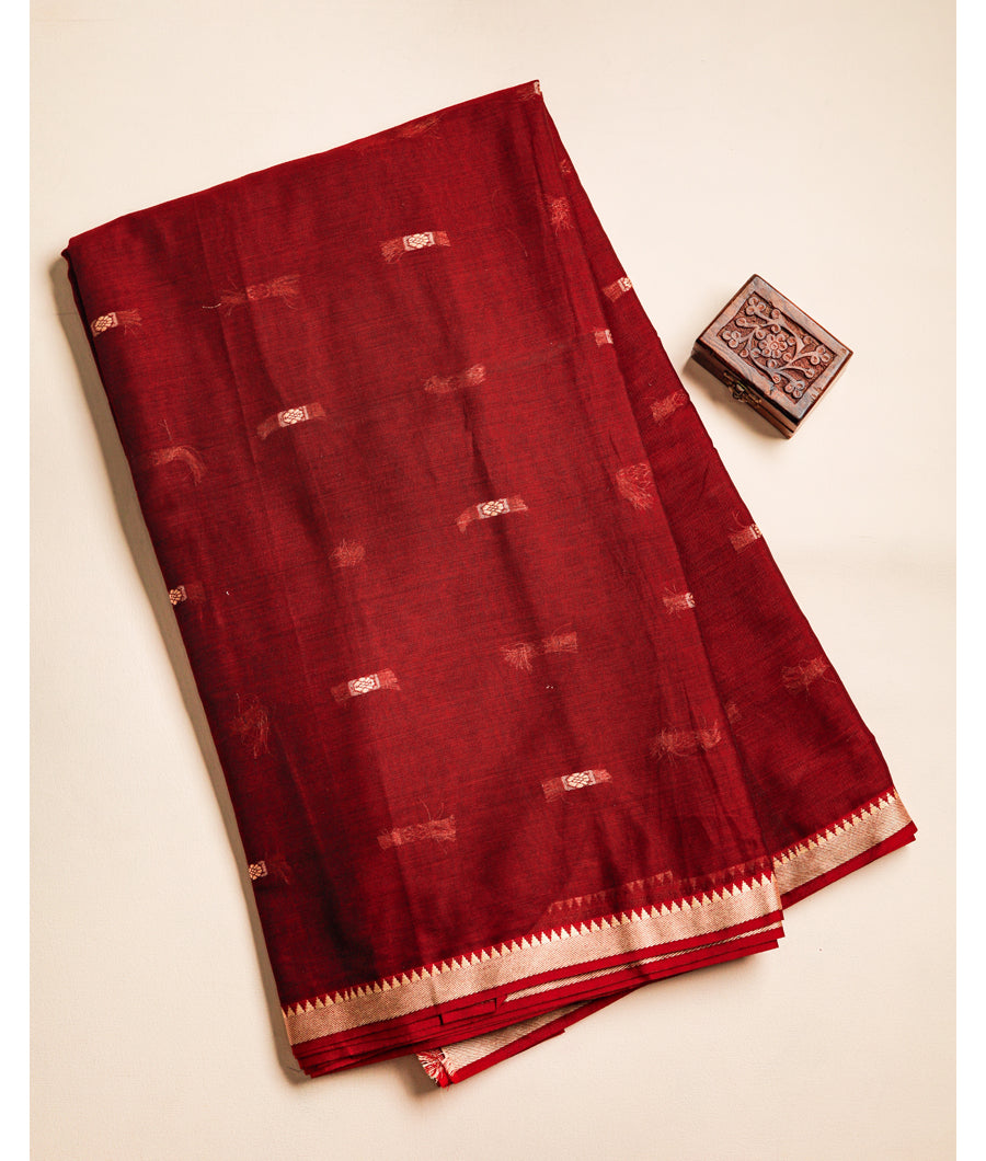 PURE MERCERIZED DHARWAD COTTON BORDER FABRIC