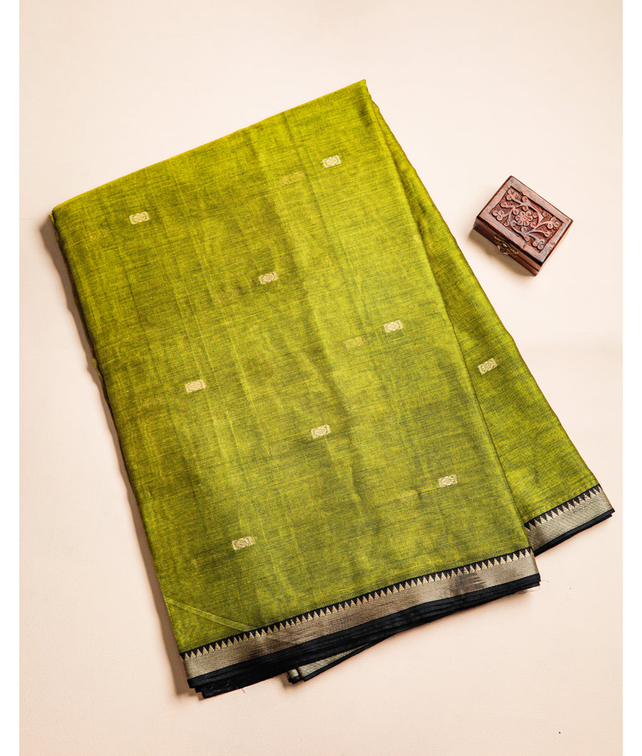 PURE MERCERIZED DHARWAD COTTON BORDER FABRIC
