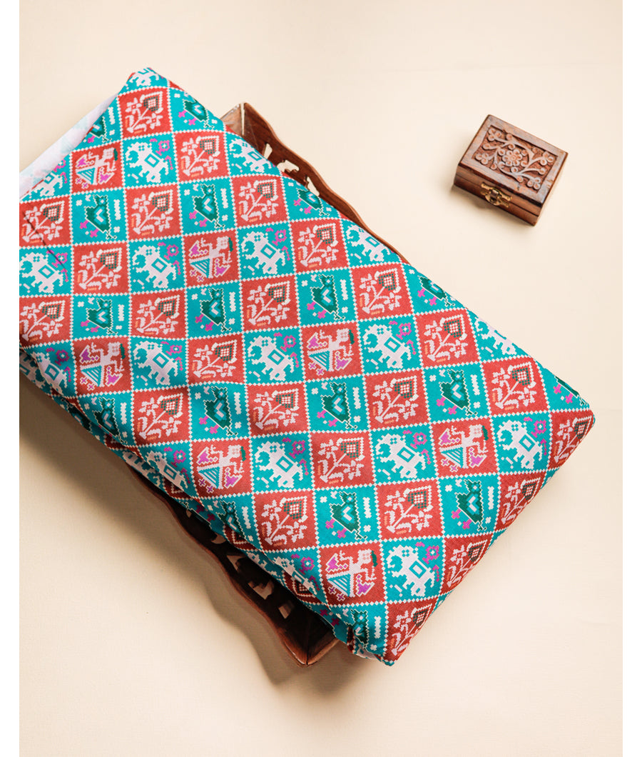COTTON PATOLA PRINTED FABRIC