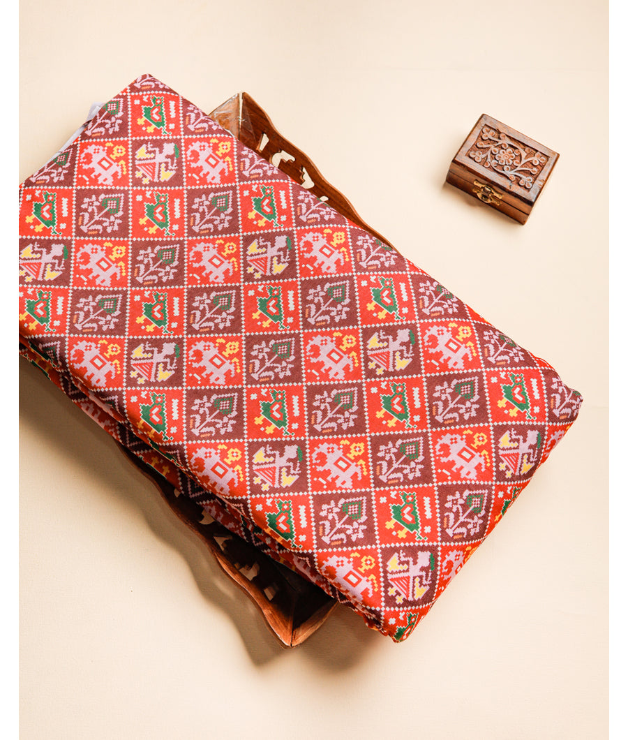 COTTON PATOLA PRINTED FABRIC