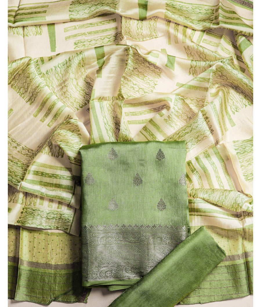 PURE BANARASI SILK SUIT SET