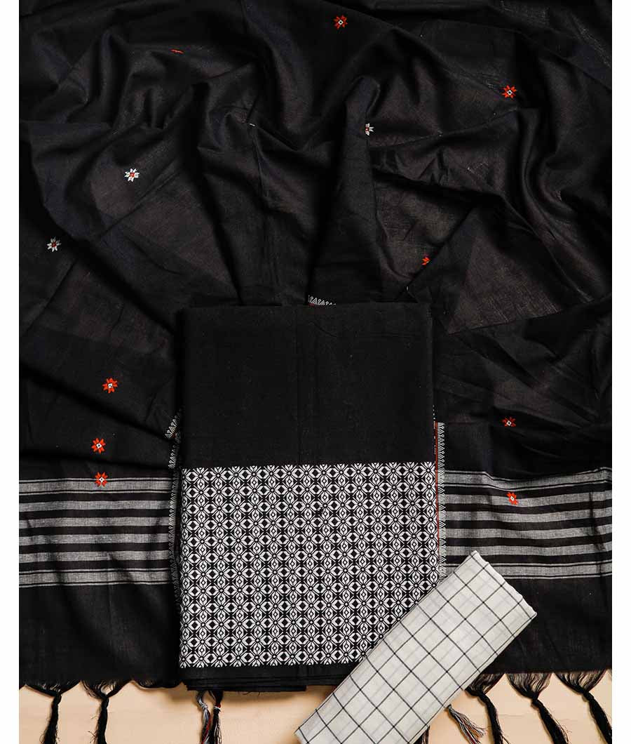 COTTON JAMDHANI SUIT SET