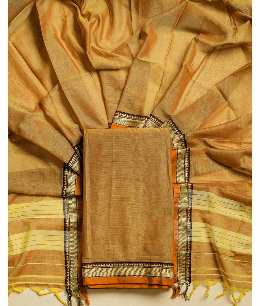 PURE HANDLOOM MERCIDICED NARAYANPET SUIT SET
