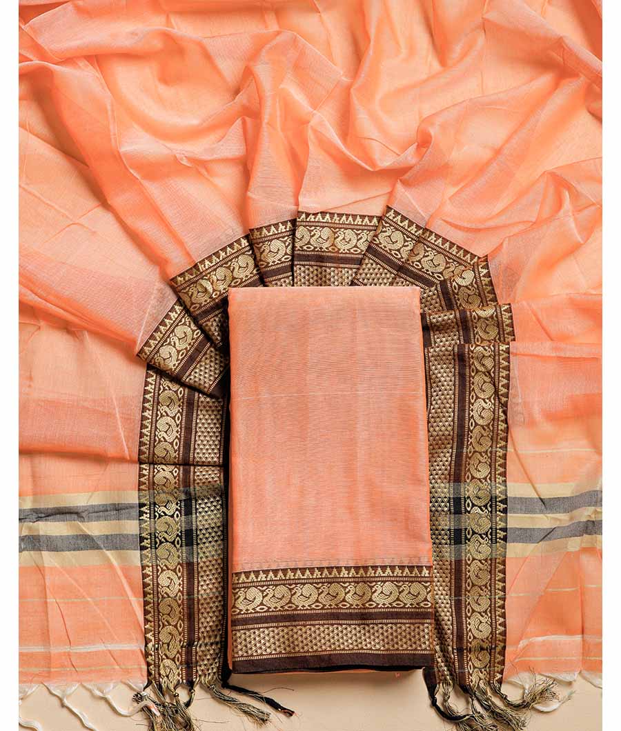 PURE HANDLOOM MERCIDICED NARAYANPET SUIT SET
