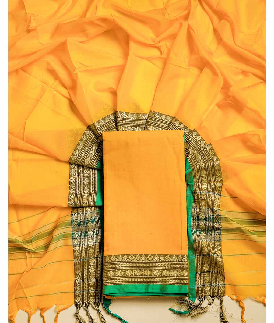 PURE HANDLOOM MERCIDICED NARAYANPET SUIT SET