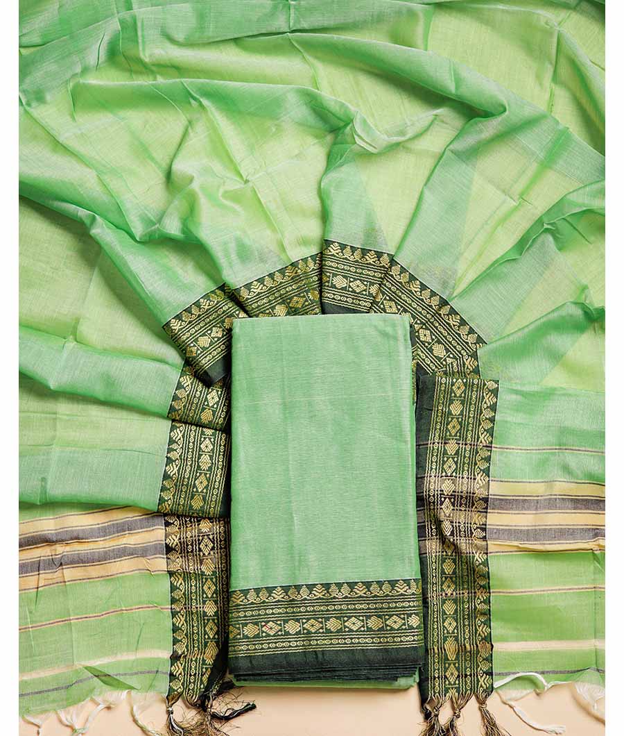 PURE HANDLOOM MERCIDICED NARAYANPET SUIT SET