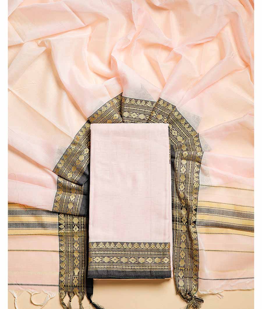 PURE HANDLOOM MERCIDICED NARAYANPET SUIT SET