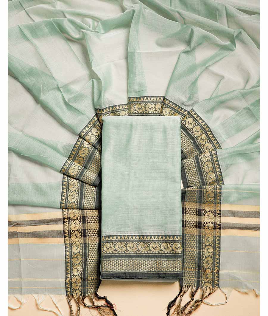PURE HANDLOOM MERCIDICED NARAYANPET SUIT SET