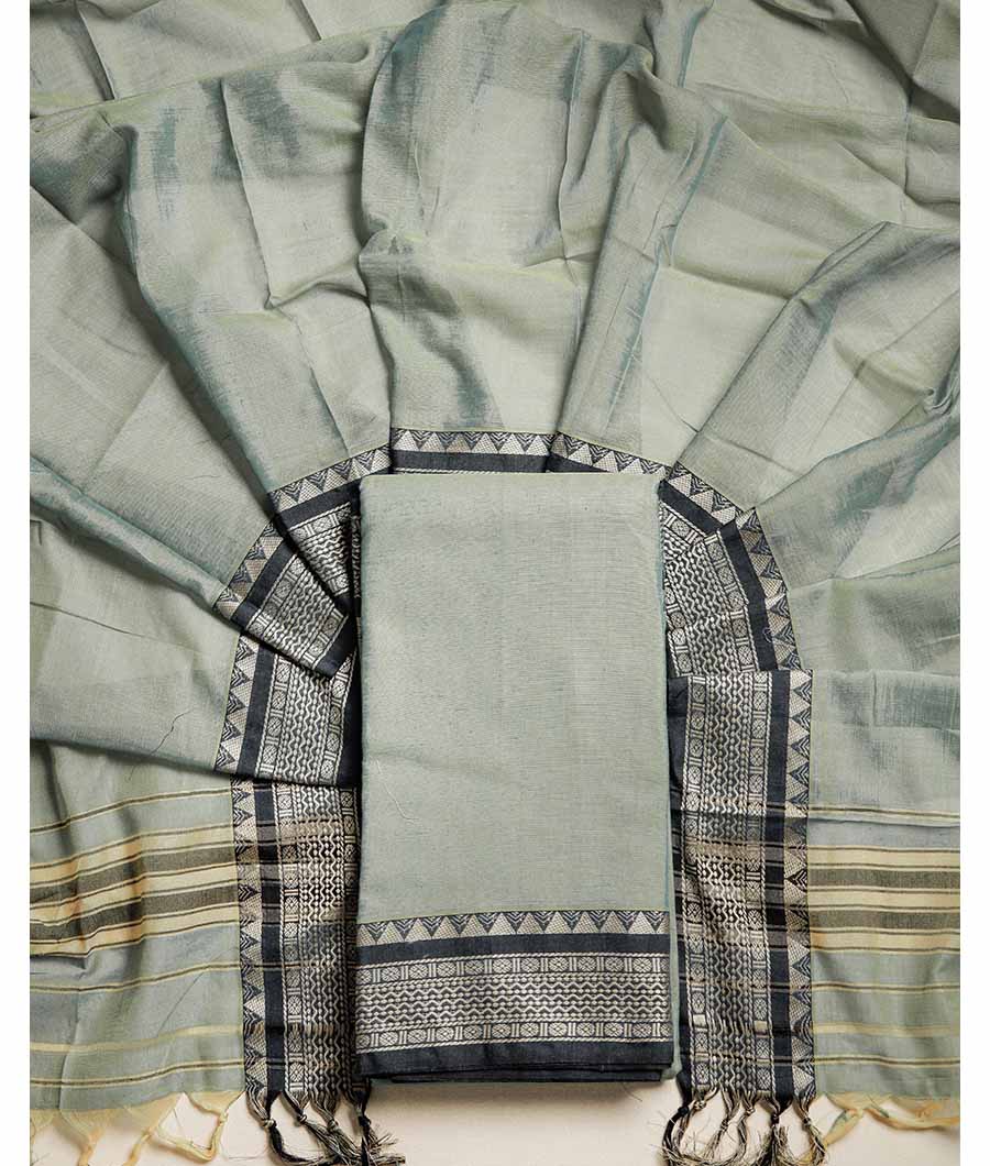 PURE HANDLOOM MERCIDICED NARAYANPET SUIT SET