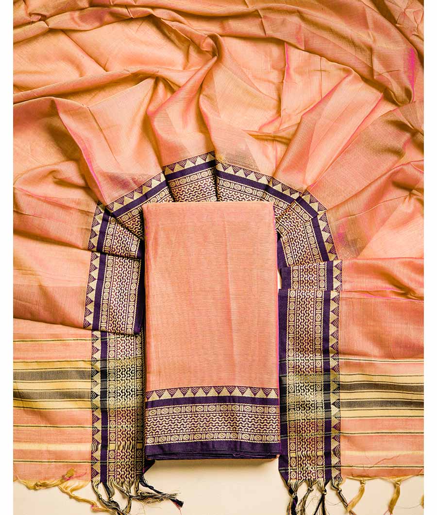PURE HANDLOOM MERCIDICED NARAYANPET SUIT SET