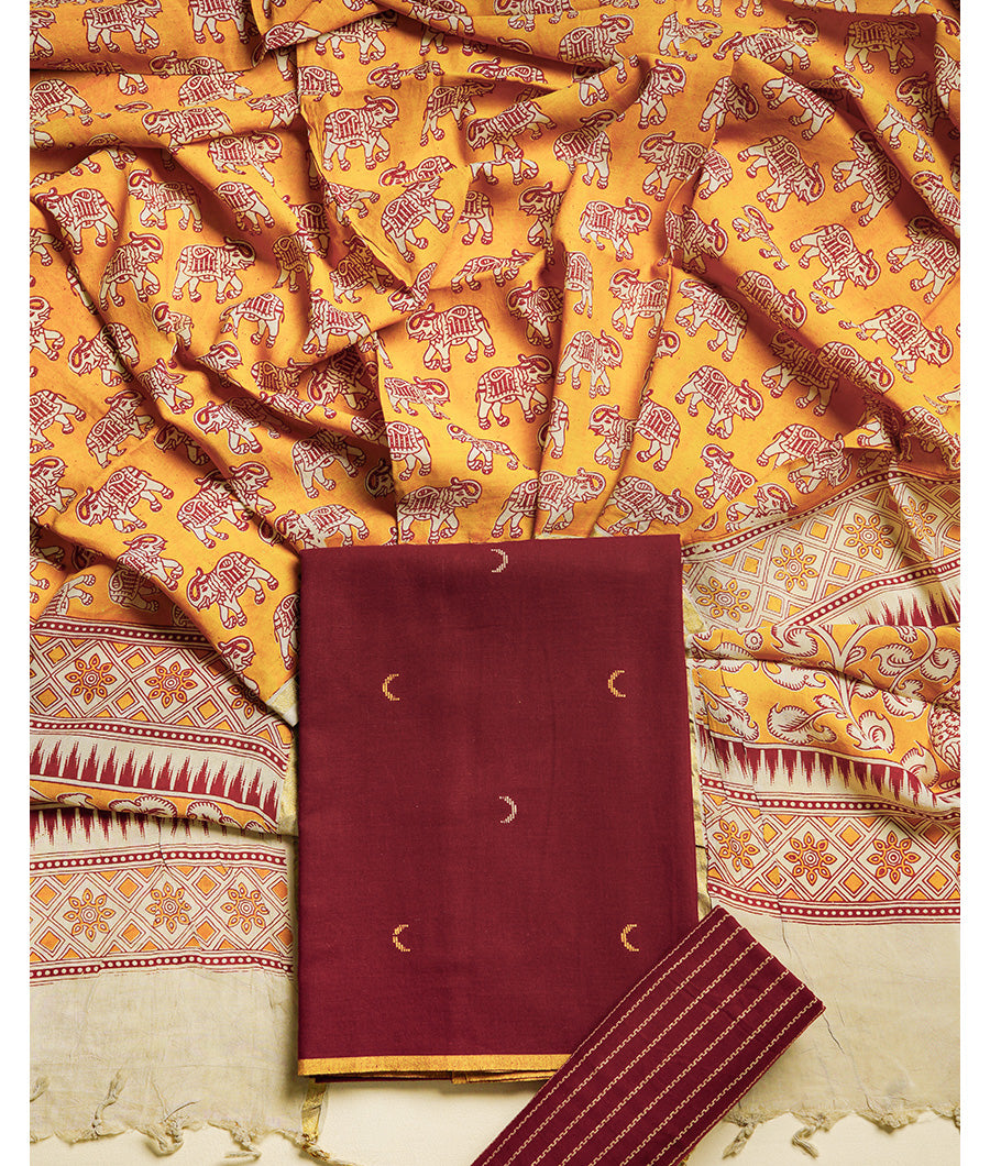 COTTON WOVEN SUIT SET