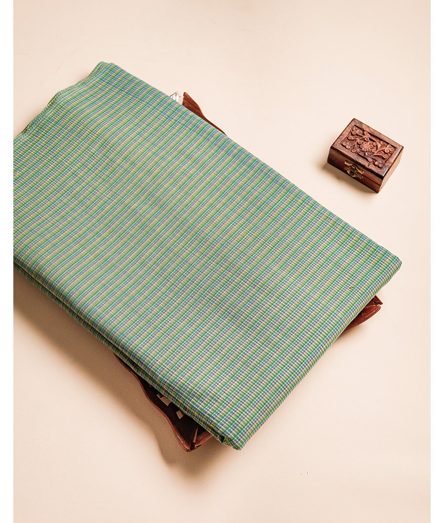 PURE COTTON WOVEN CHECKS FABRIC