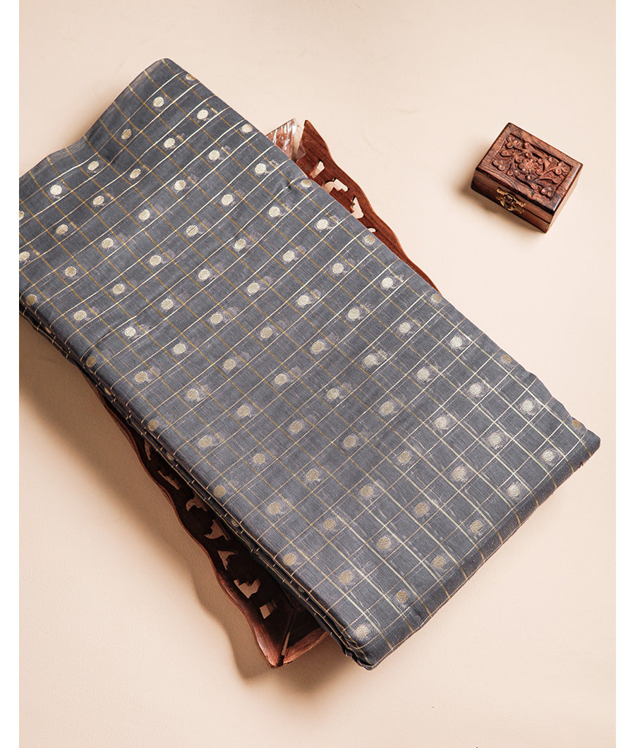 CHANDERI SILK BUTTA FABRIC