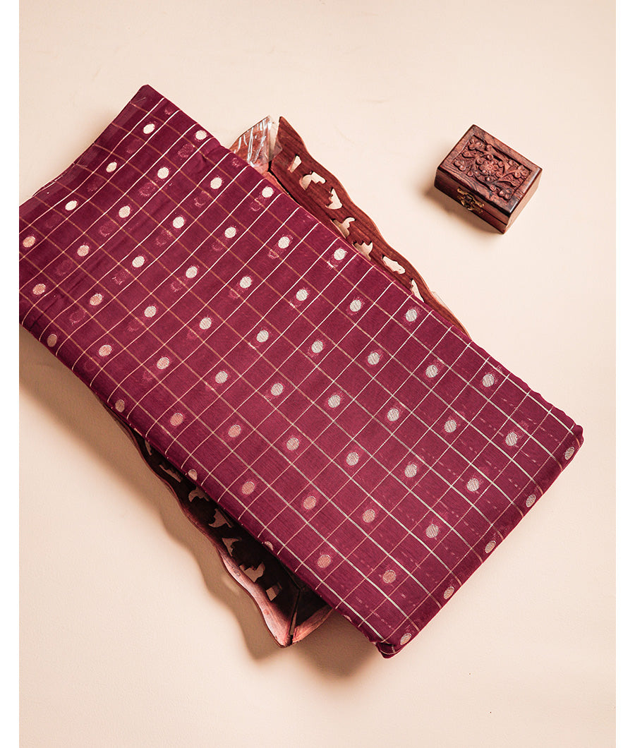 CHANDERI SILK BUTTA FABRIC