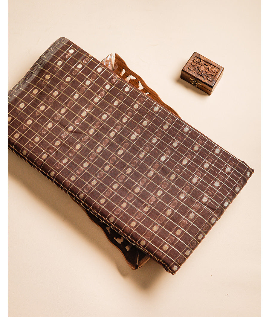 CHANDERI SILK BUTTA FABRIC